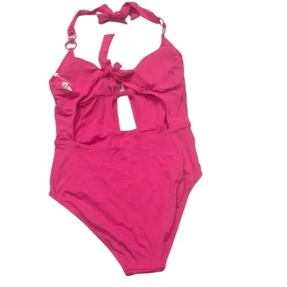 Trina Turk Monaco Ring One Piece Swimsuit Women’s Size 12 - Picture 4 of 6